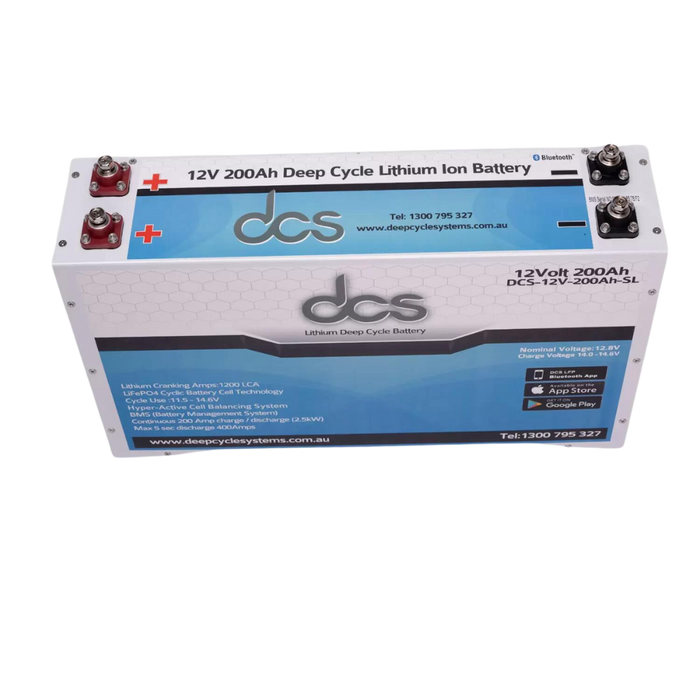 DCS 12V 200AH Slim Line Lithium