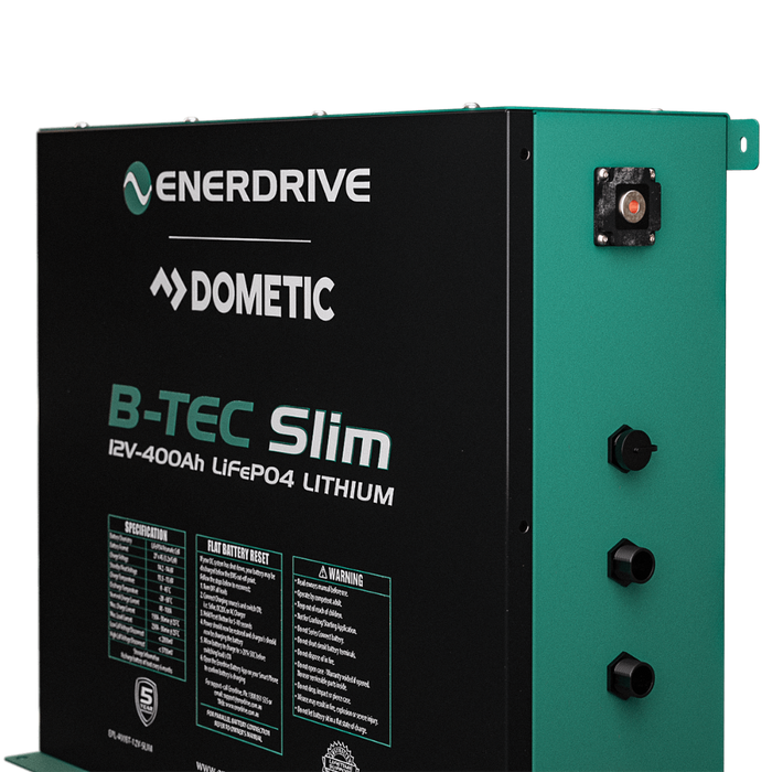 Enerdrive B-TEC 12V 400Ah Slimline Lithium Battery