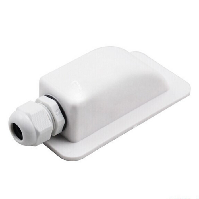 White Single Cable Entry Cover (Lightweight ABS)